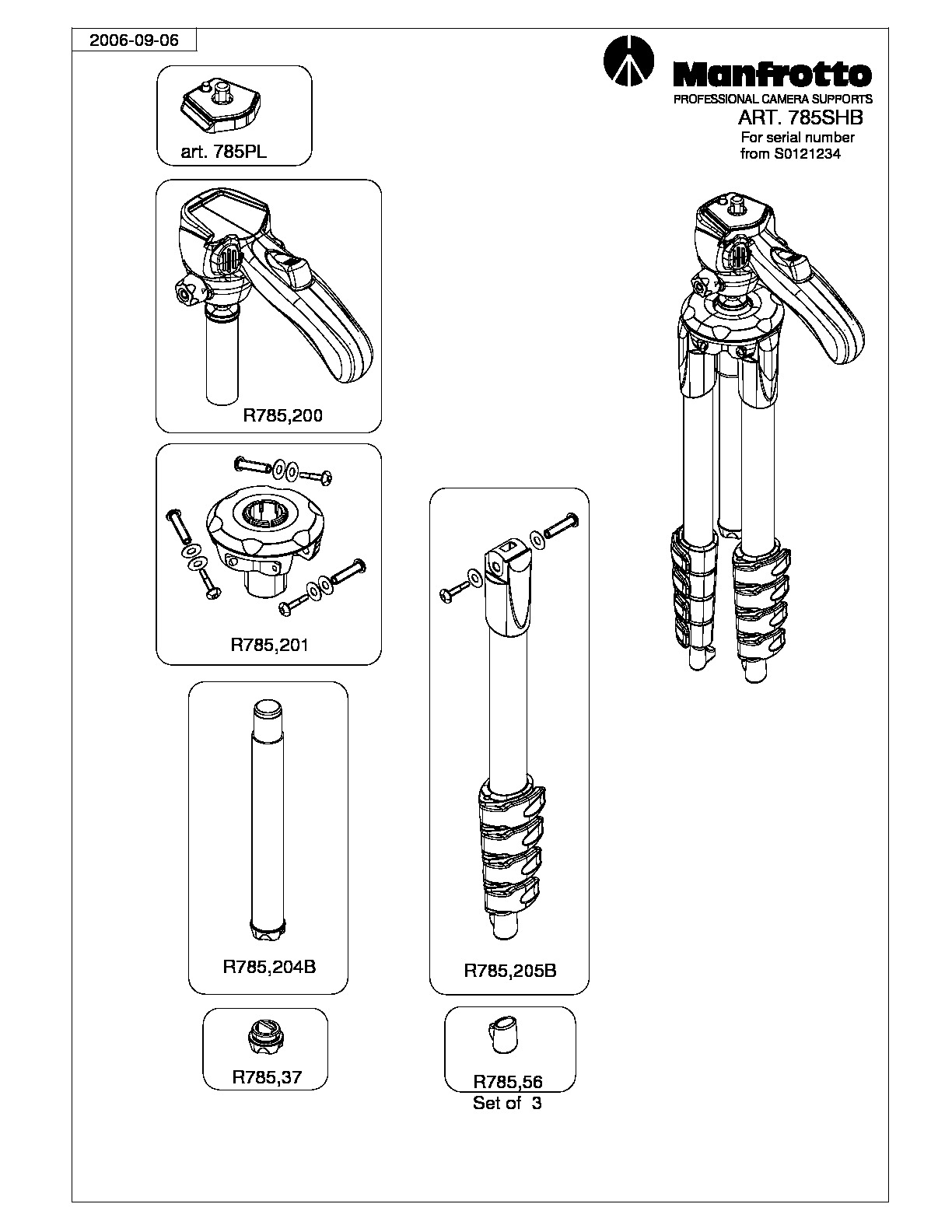 manfrotto-785shb-spare-replacement-parts